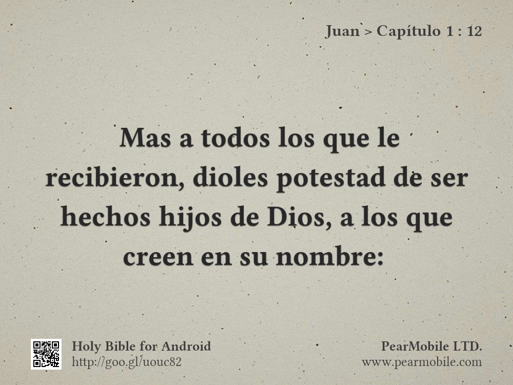 Juan, Capítulo 1:12